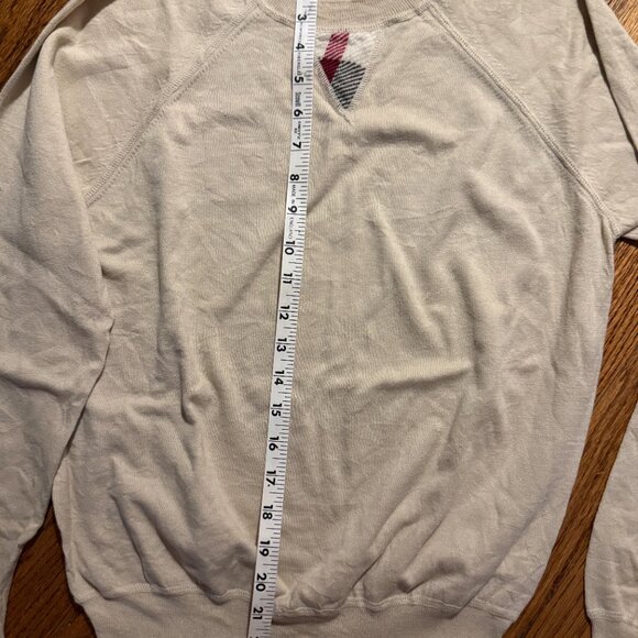 burberry small cotton nova check heritage all season sweater - Picture 5 of 5